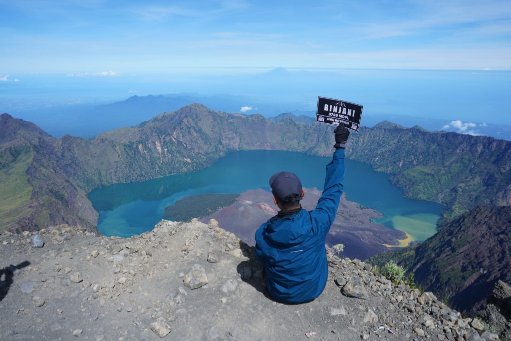 Mount Rinjani from Bali